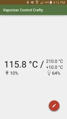 Vaporizer Control Crafty VCC android App screenshot 0